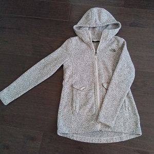 The North Face Women fleece full zip hoodie mid-length Jacket